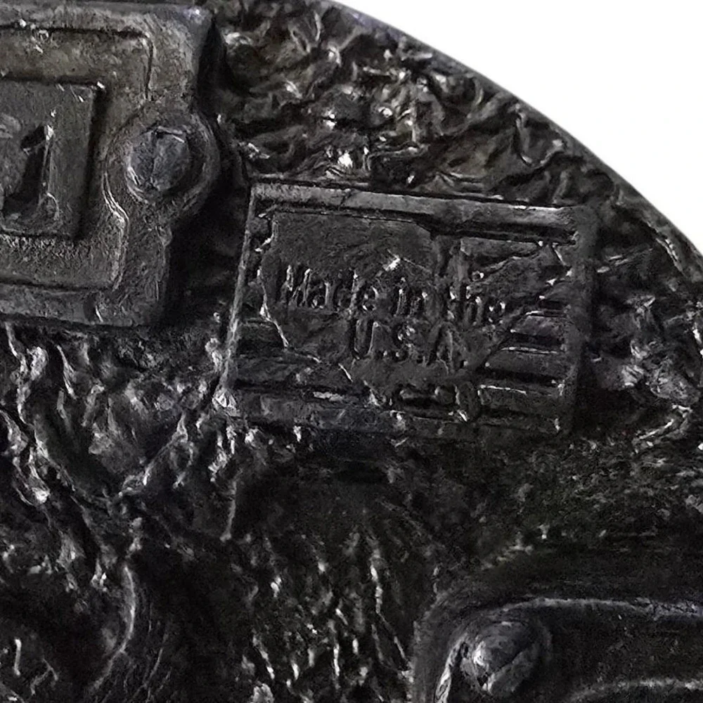 Vintage 1996‎ GAP Milwaukee Road Hiawatha Class F7 4-6-4 Pewter Belt Buckle USA
